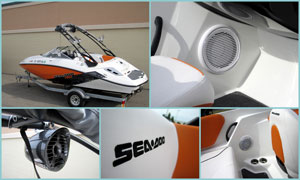 18 ft SeaDoo - Custom Audio System